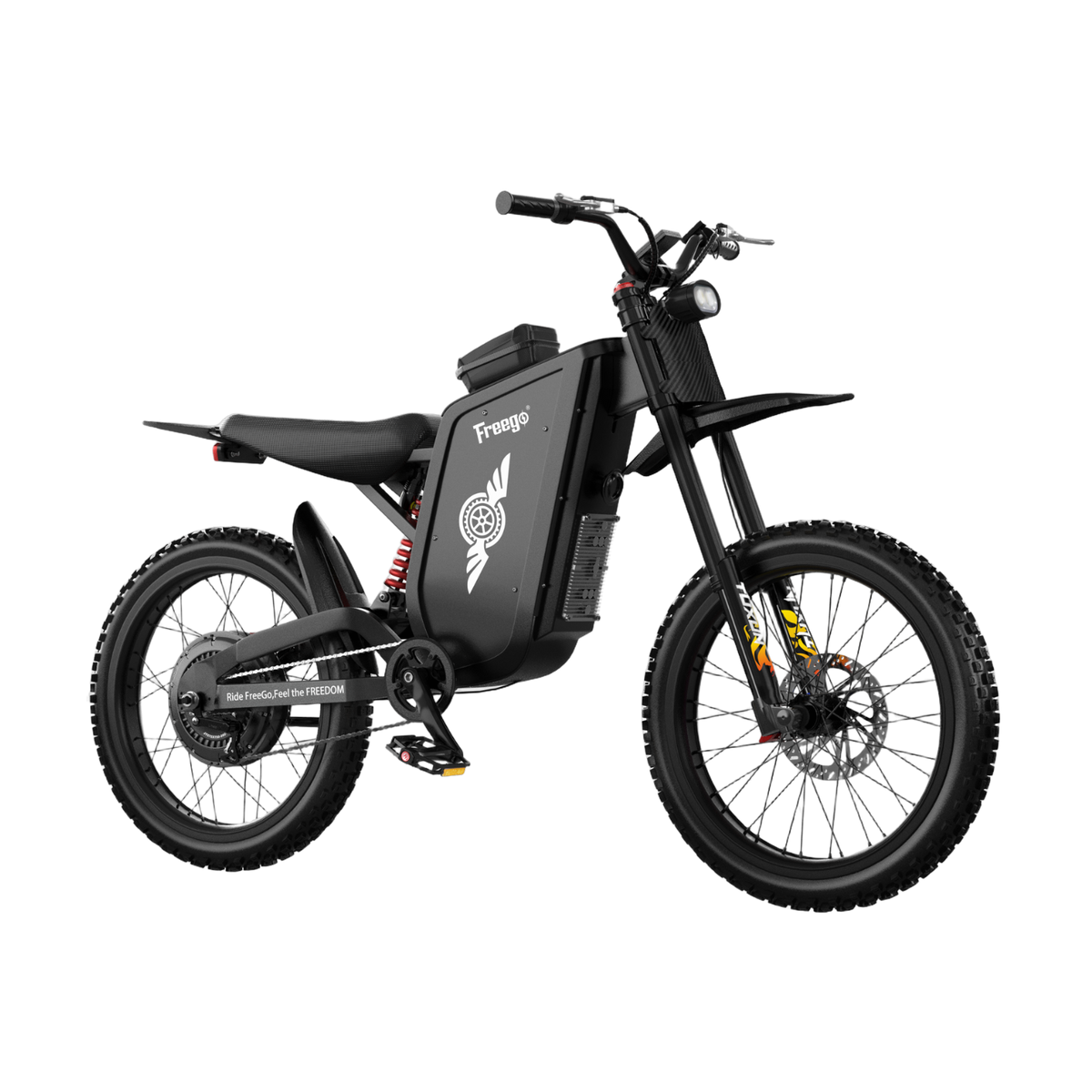 Freego USA All-Terrain Electric Dirt Bike with Pedals