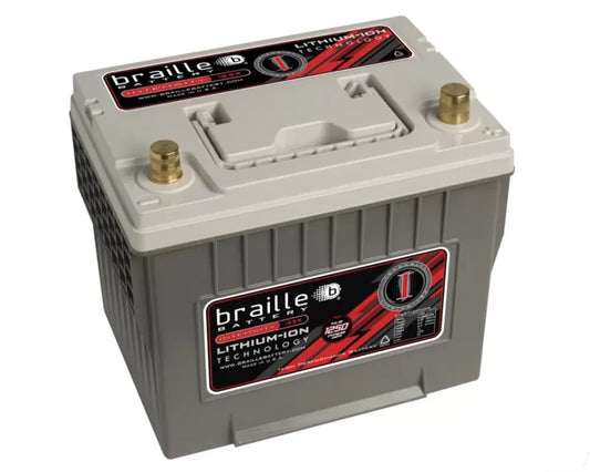 Braille i25X Lithium Ion Battery 1250 Amp Lightweight 9x7x9 Inch Left Positive BCI 25