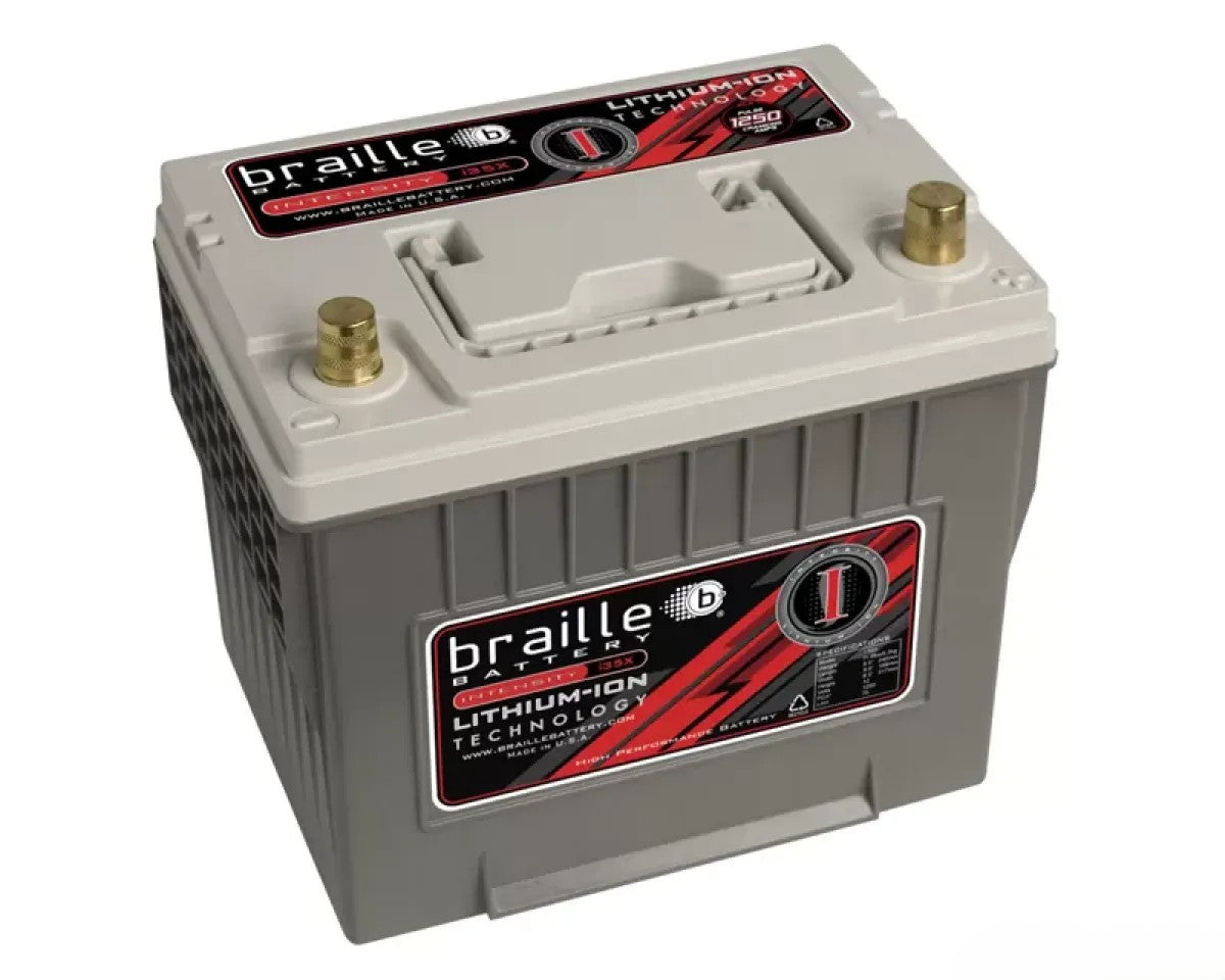 Braille Lithium Ion Intensity Lightweight Battery 1250 Amp BCI 35 Right Positive 9x7x9 Inch